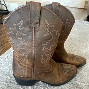 Ariat 4LR boys cowboys leather boots size 1.5